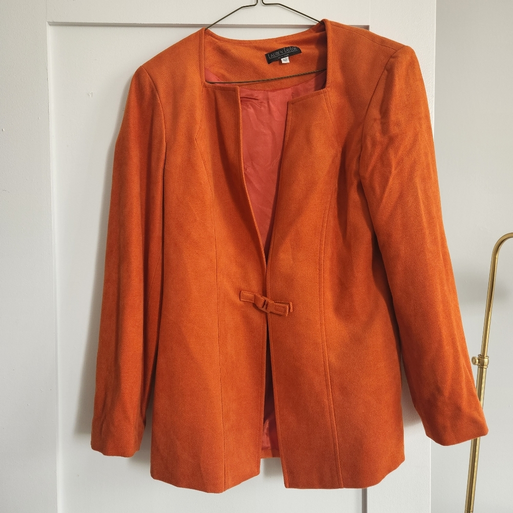 Vintage Orange Blazer